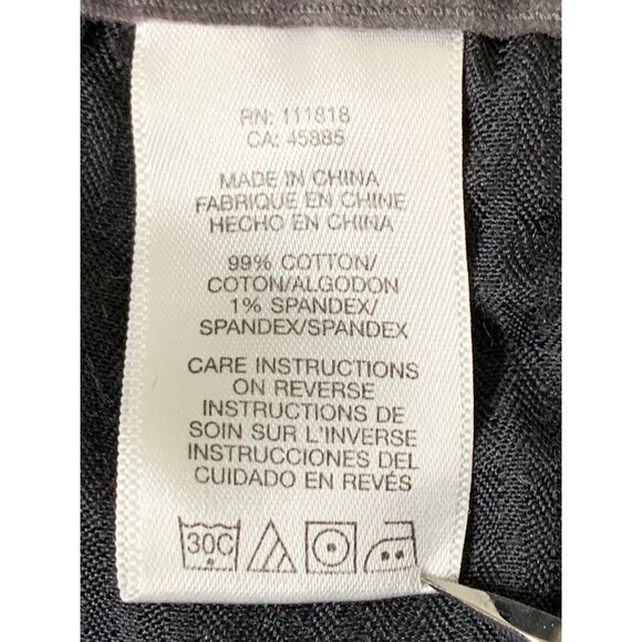 Michael Kors Mens Gray Parker Corduroy Pants Size 34  EUC Stretch RW10332 - Picture 6 of 8